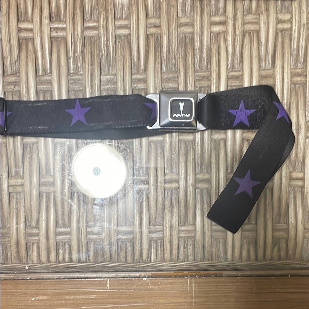 Black Belt with Purple Stars
